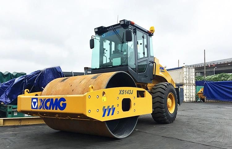 XCMG Official Xs143j 14ton Mechanical Single Drum Vibratory Compactor Road Roller for Sale