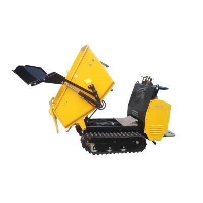 Customizable Machine New Gas/Diesel Engine Rubber Track Crawler Powerful Mini Dumper