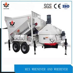 10m3/H Small Portable Mini Mobile Concrete Batching Plant with High Quality