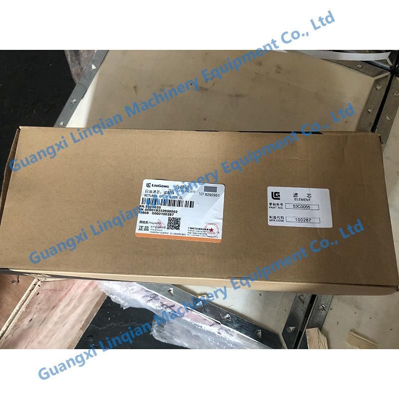 Liugong Clg920d Clg922D Excavator Parts Return Oil Filter Element 53c0055