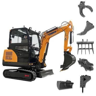 2tonelada Yuchai Excavadora Mini Cargadora Maquinaria Agricola Excavadora Excavator Digger Bagger