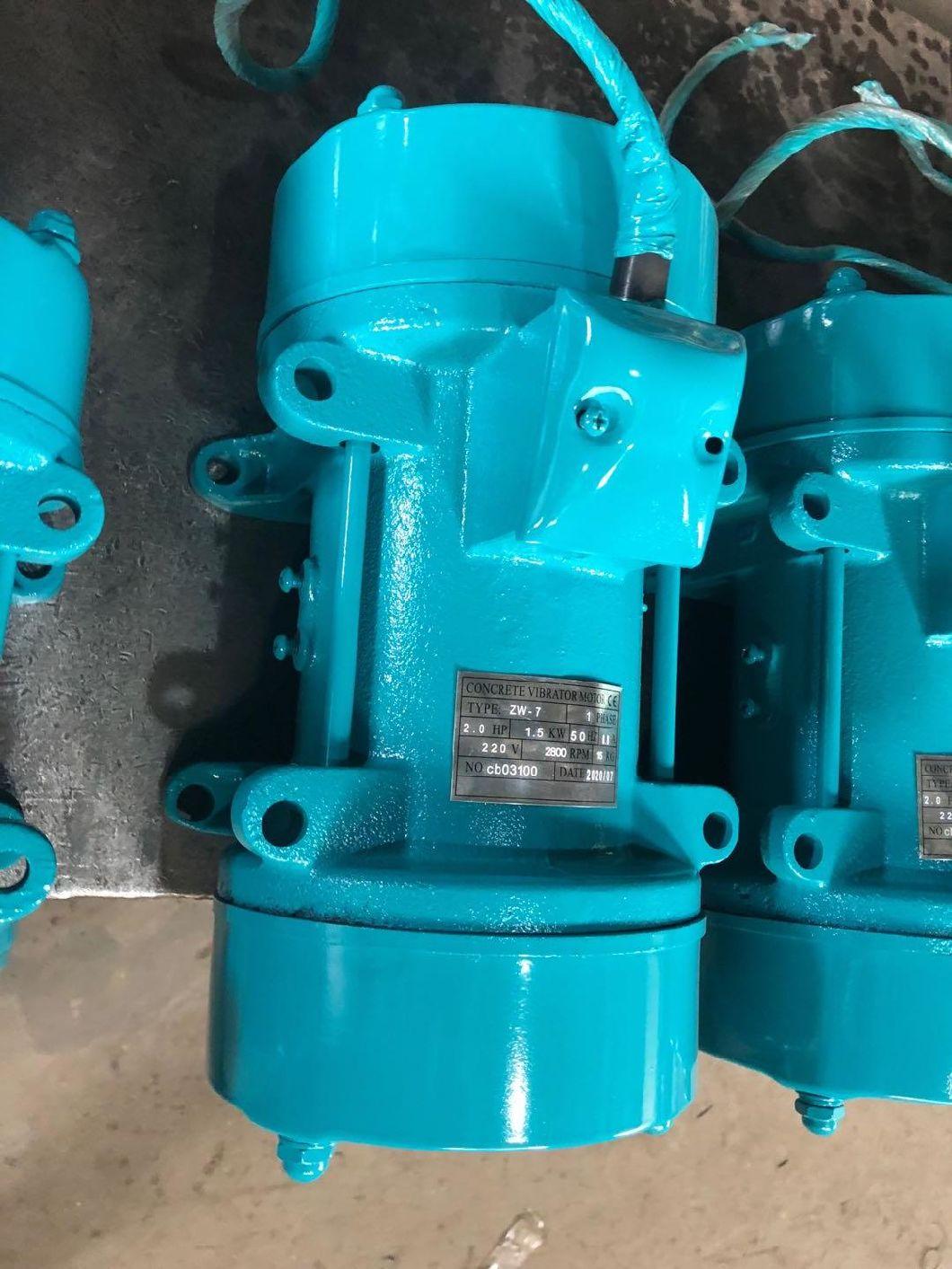 Construction Use Zw Series High Speed Low Noise 220V 2840rpm Concrete Vibrator Motors for Vibrating Sceen