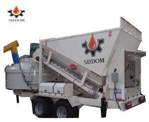 10-30m3/H Small Mobile Concrete Batching Plants with Siemens Element Control System