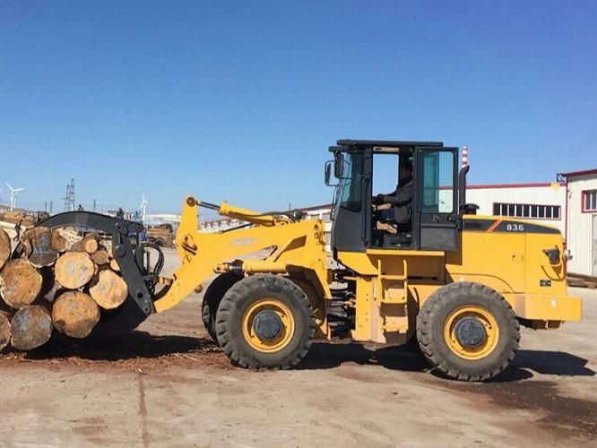 Liugong Wheel Loader 3 Ton 2.5-4.0m3 Clg833 Construction Machinery