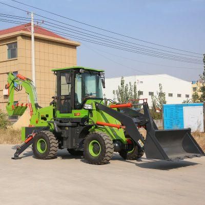 Manufacturer 4X4 Back Hoe Loader Retroexcavadora China Wheel Mini Excavator Backhoe Loader