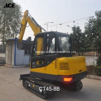 High Quality 4.5ton Track Excavator Machine China Manufacturer
