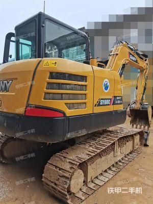 Hot Sale Used Excavator Sany Sy60c Second-Hand Digger Mini Medium Crawler Backhoe Cheap Construction Machine