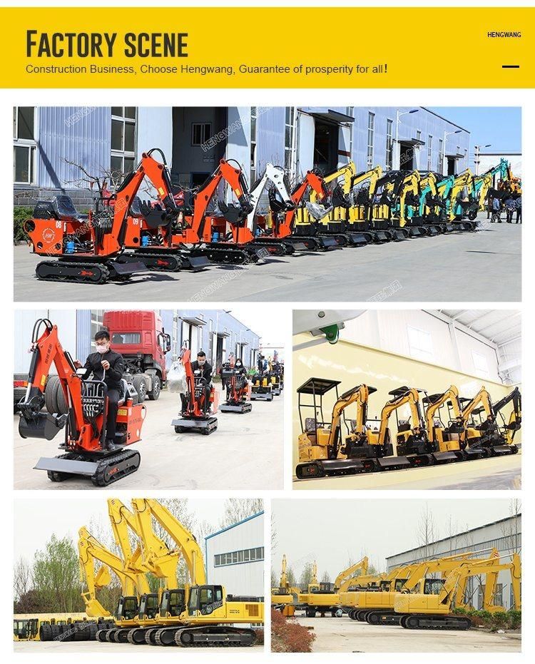 CE Euro5 Small Digger Bagger 1000kg Hydraulic Mini Excavator for Germany