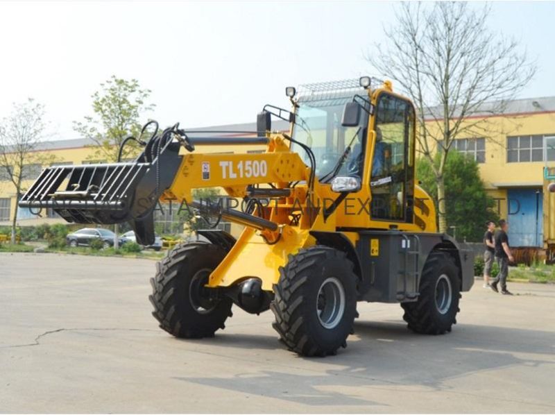 Small Mini Boom Telescopic Agricultural Wheel Loader
