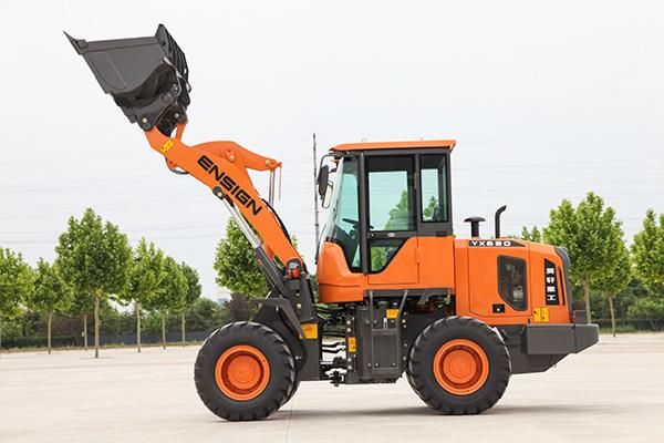 2 Ton Front Wheel Loader Chinese Brand Ensign Yx620 with Yuchai Engine