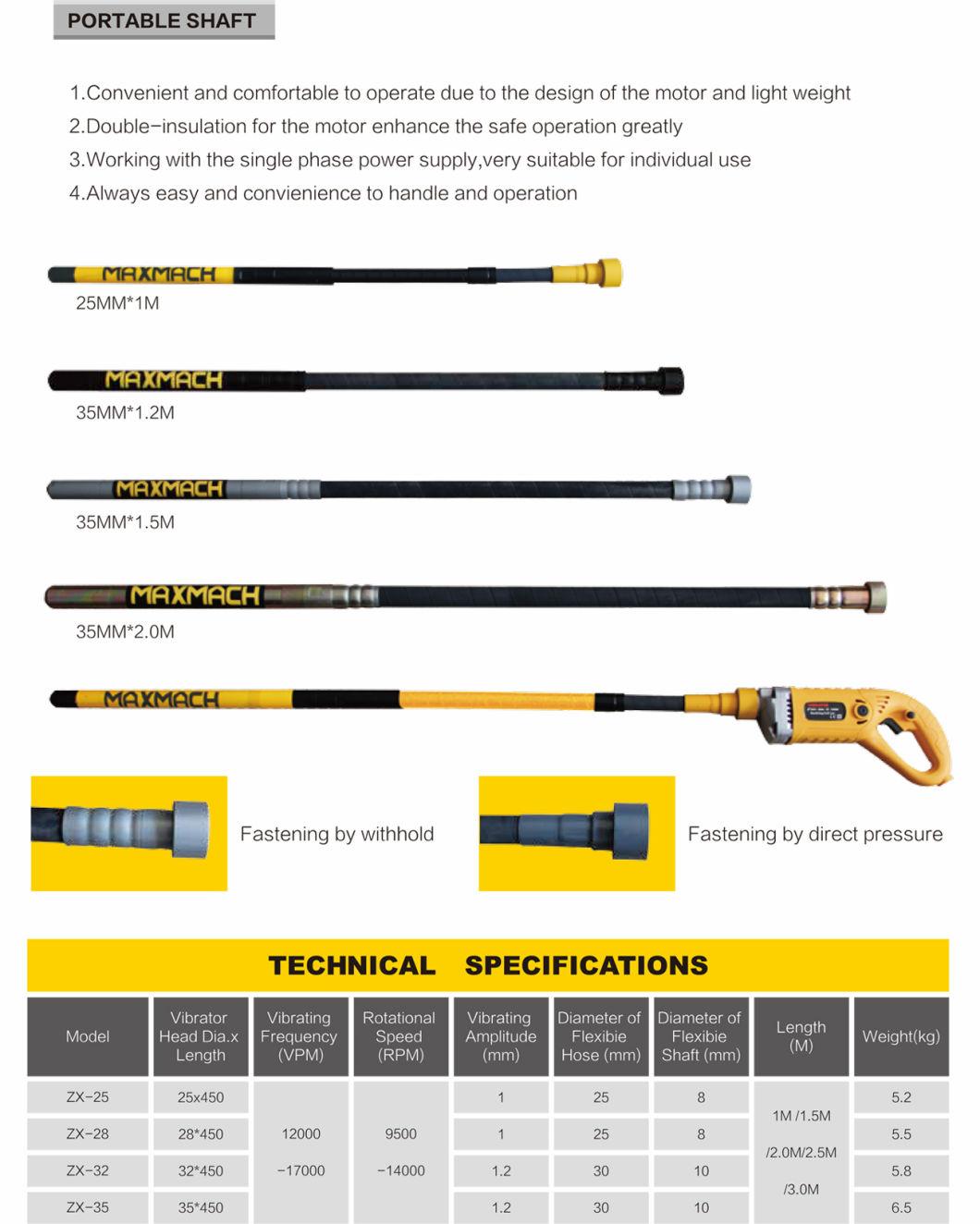 Concrete Vibrator Shaft (MC-28, MC-38, MC-45)