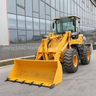 China Construction Machinery Compact 4X4 Front End Wheel Loader