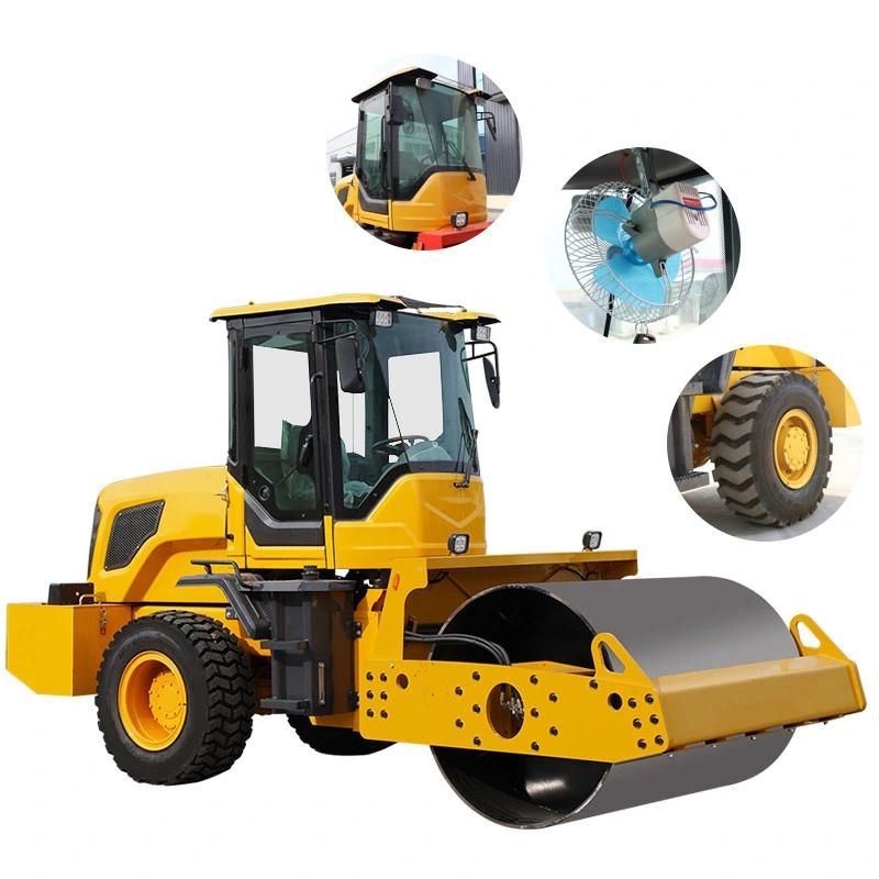 China Manufacturers 8ton Double Drum Hydraulic Asphalt Vibratory Road Roller with Cabin