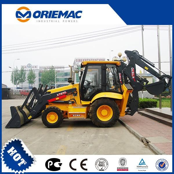 China Small Garden Tractor Wheel Loader with Backhole Xt870
