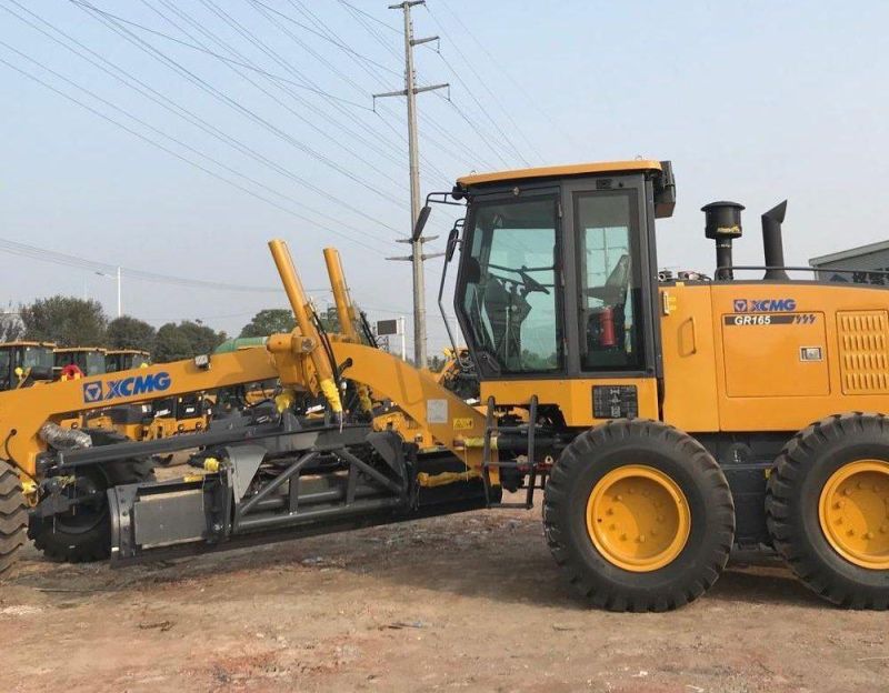 Road Machine XCMG Gr165 165HP Road Graders with Cummins Engine