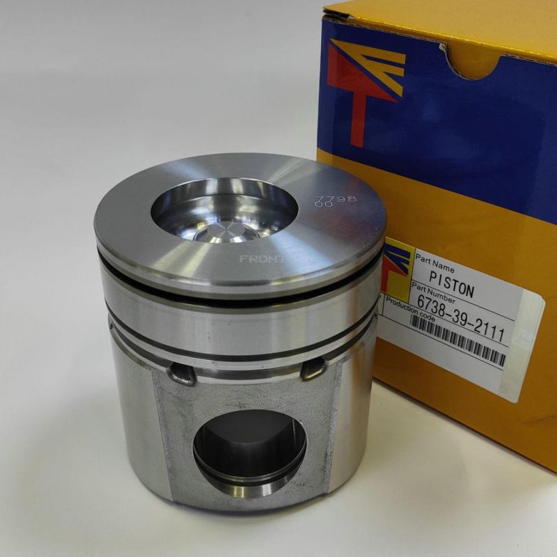 High Quality Diesel Engine Mechanical Parts Piston 6738-39-2111 for Engine Parts PC200-7 S6d102 Generator Set