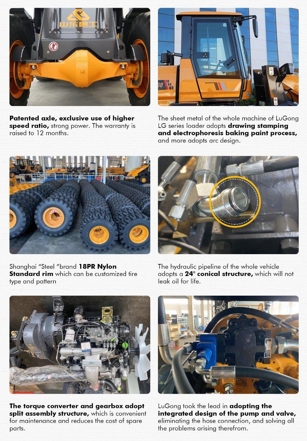 Multifunctional Wheel Loader 4X4 Type Telehandler Loader Telescopic Mini Wheel Loader