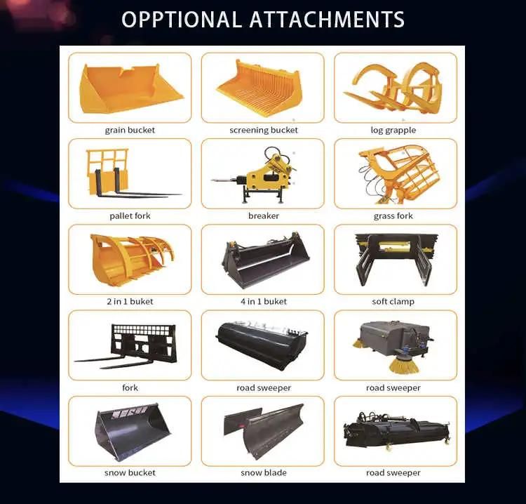 Front End Payloader with Customized Attachements Lugong Brand
