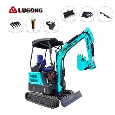 Mining Excavator China Lugong Mini/Small Crawler Digger with CE Approved