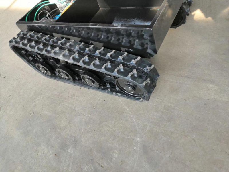 48V 1kw Loading Bearing 200kg Rubber Track Chassis Dp-Kls-150