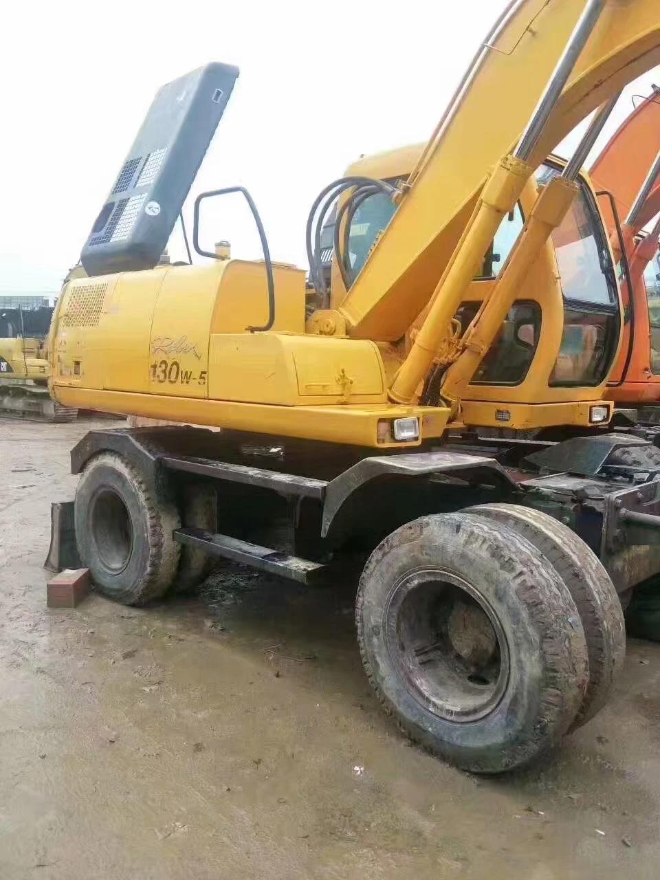 Used Good Quality/Very Cheap Hyundai 130W-5 Wheel Excavators/Hot Sale