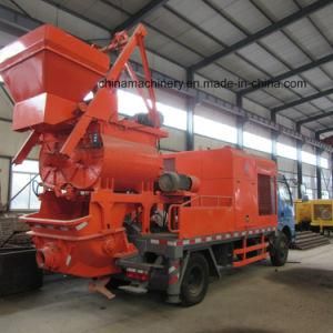Concrete Pump with Mixer Mounted Truck