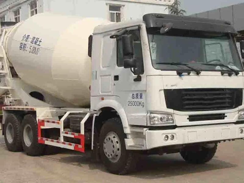 Concrete Mix Truck for HOWO 6*4 4 Cubic Meters Concrete Pump China