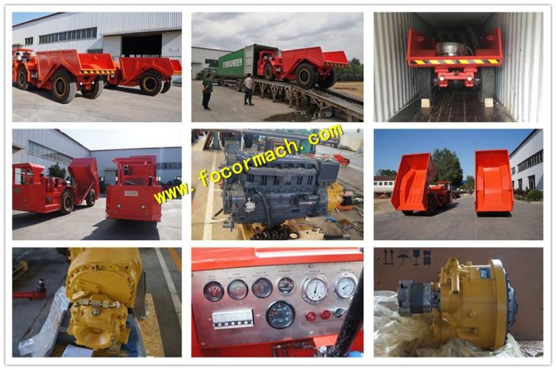 3 Cbm Diesel Underground Scooptram with Closed Cabin and Air Conditioner