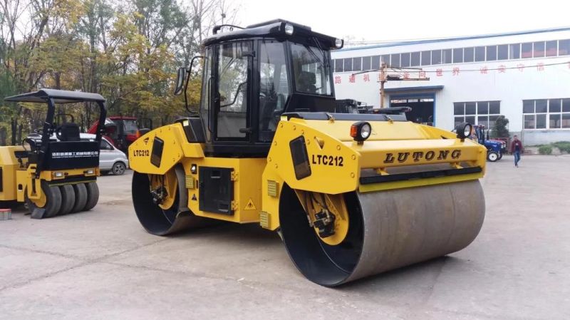 Lutong 12 Tons Rollers Ltc212 Double Drum Hydraulic Vibratory Road Roller