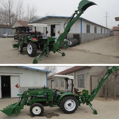 Farm Tractor Pto Shaft 3 Point Hitch Backhoe Loader Attachment (LW-6/LW-7/LW-8)