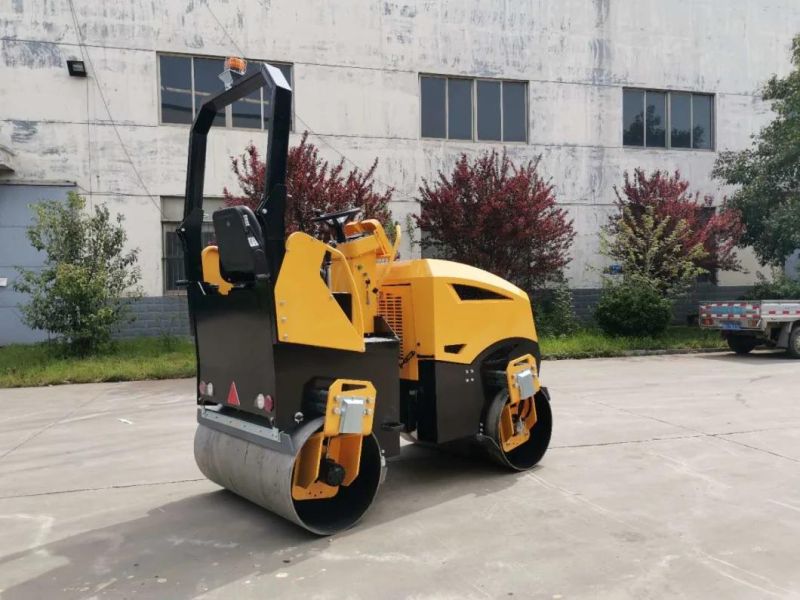 1200mm Width Double Drum Yanmar Diesel Engine Vibratory Road Compactor Roller