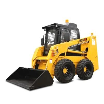 Factory Customized Chinese Ce Diesel Large Skid Steer Loader Truck Mini Skid Steer Loaders Catalogue with Parts Manufacturer