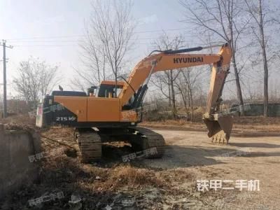 Used Mini Medium Backhoe Excavator Doushan R215vs Construction Machine Second-Hand
