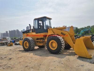 Used Big Bucket Wheel Loader Caterpillar 966f Front End Loader