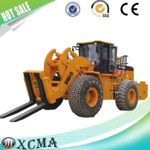 Xcma 23 Ton Front End Mining Block Wheel Forklift Loader for Sale