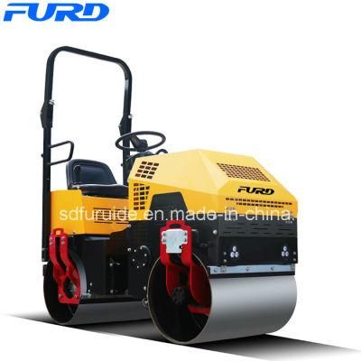 Double Drum Mini 1 Ton Road Roller Compactor Machine (FYL-880)