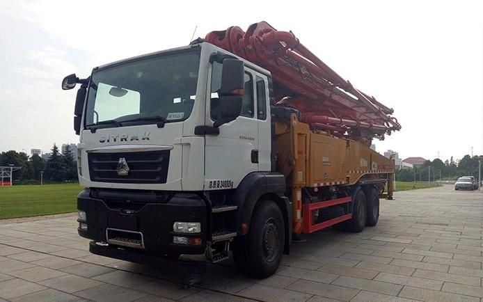 30m 37m 39m 43m 49m Long Boom Chassis Truck Mounted Concrete Pump Mobile Pump Truck Pump Line Pump Stationary Pump Placing Boom with Factory Promotion