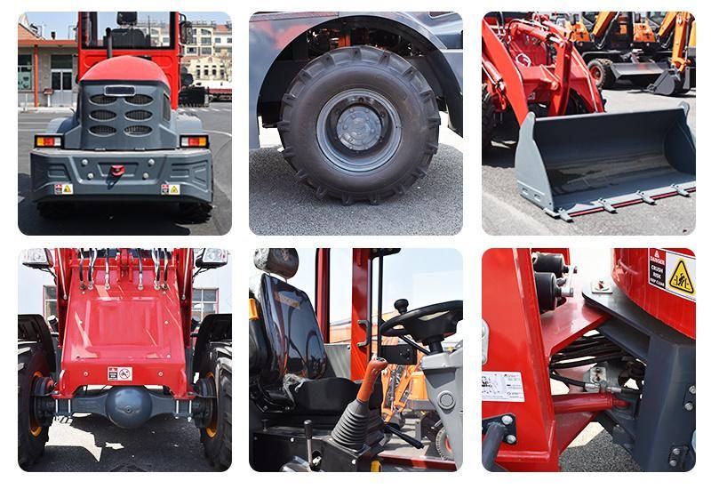 China Red Mini Loader with Good Reputation From Customers