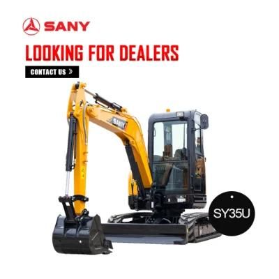 Sany Sy35 New Hydraulic Mini Crawler Excavator Made in China