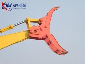 Hydraulic Grapple for Wood and Stone