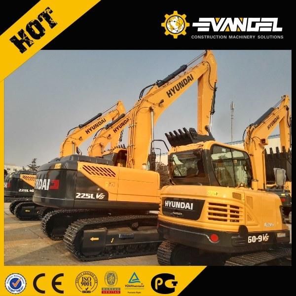 Hyundai 22ton Crawler Excavator R225vs with 1.0m3 Rock Bucket
