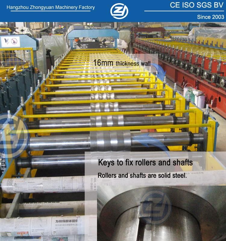 CNC Corrugated Metal Roller Cold Roof Panel Roll Forming Machine for Building Material China Manufacturer with ISO9001/Ce/SGS/Soncap