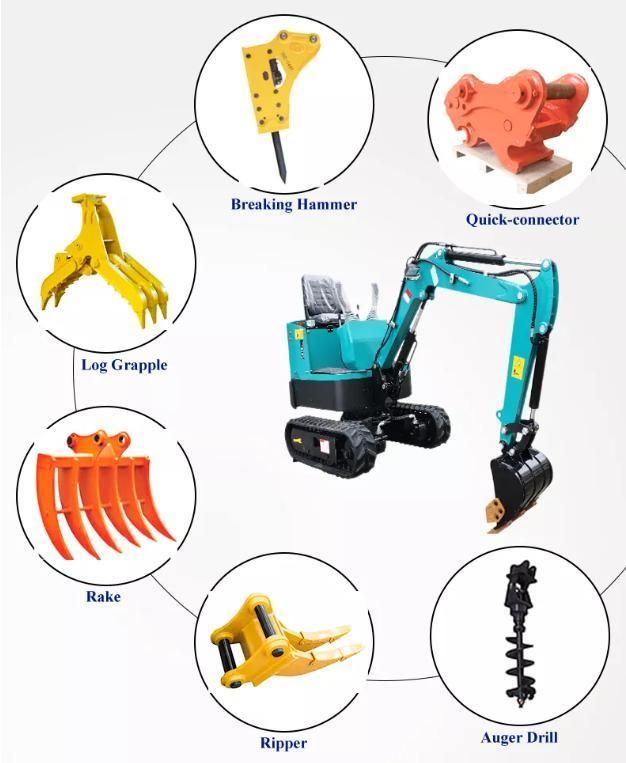 Construction Machinery Mini Crawler Hydraulic Excavator Powerful Mini Excavator for Sale