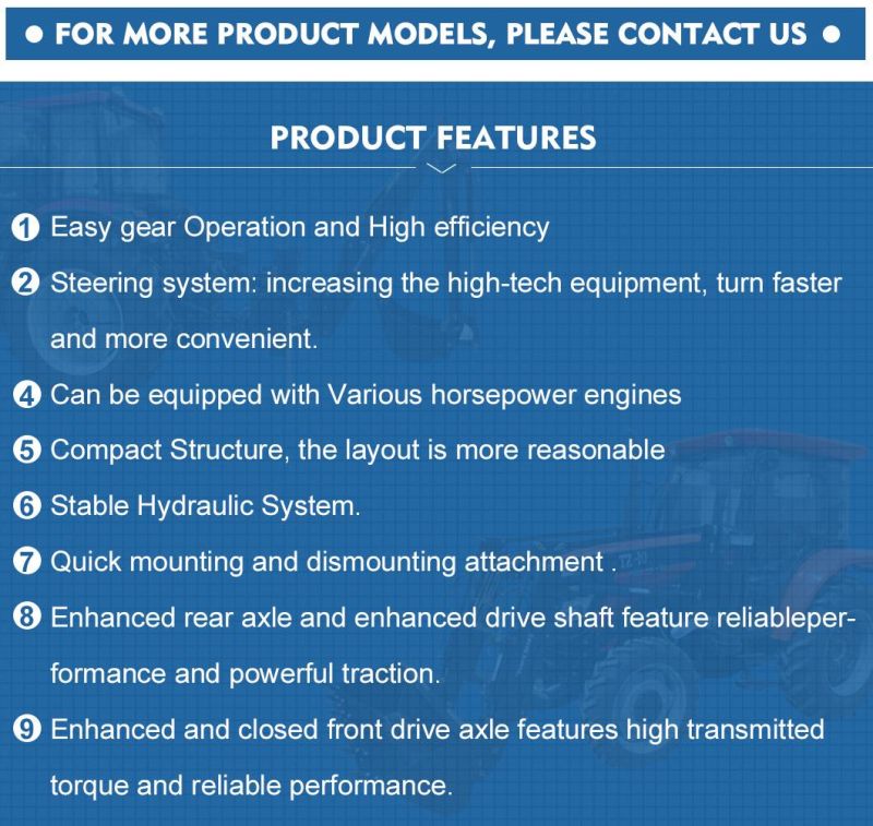 Discount Price Intelligent Tractor Wheel Loader Front Loader for Tractor