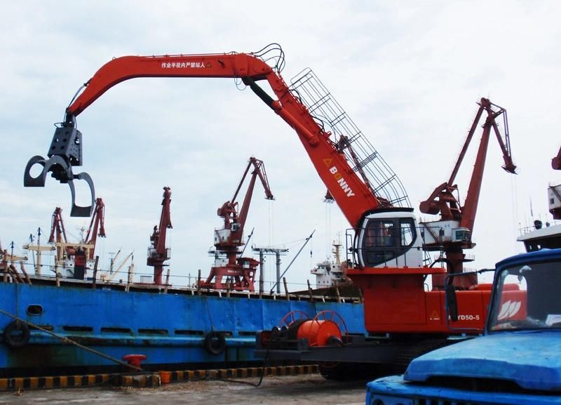 New Wzyd50-8c Bonny 50 Ton Hydraulic Material Handler with Crawler Crane