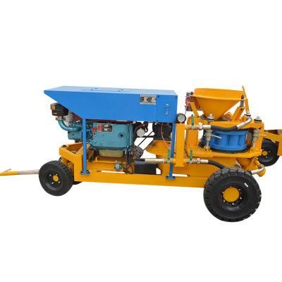 China concrete spray shotcrete gunite machine wet and dry shotcrete machine for sale