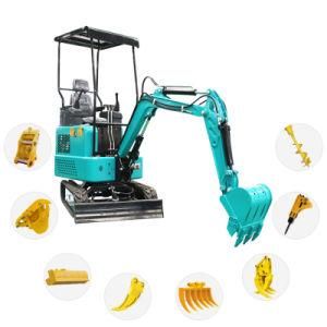 1.5 Ton Chinese Rubber Tracks New Mini Excavadora Machine Chenille Mini Pelle Exscavator for Sale