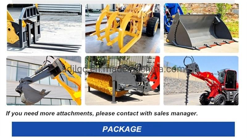 China Good Quality New 3000kg 0.5m3 Wheel Loader
