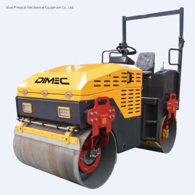 Pme-R3000 3ton Road Roller with Hydraulic Double Wheels Drive