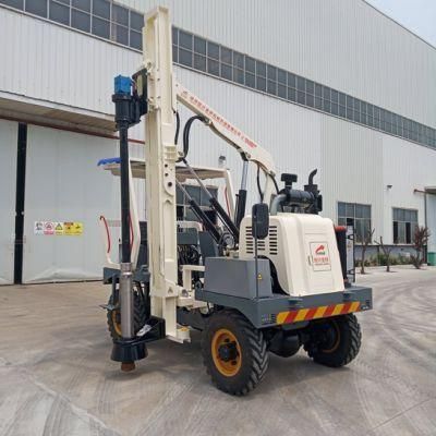 Road Safety Maintenance Helical Driver Attachment for U O Shape Pile Installation